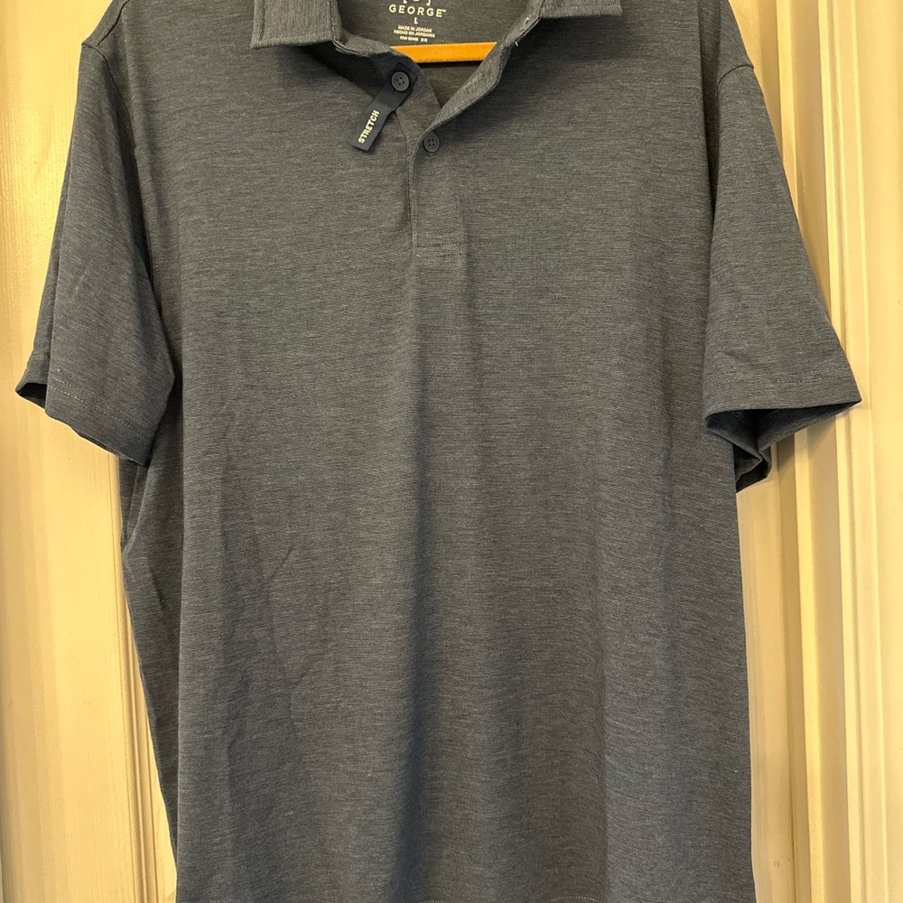 George Men's Charcoal Polo Shirt